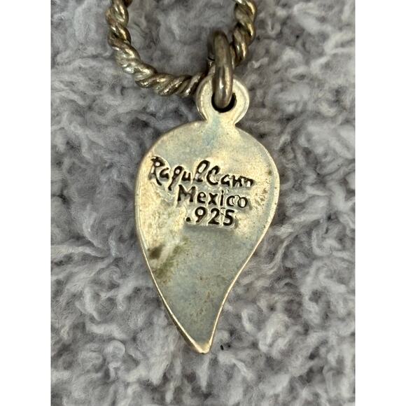 Ragul Cano Mexico Sterling Silver Turquoise Dangle Earrings - Picture 4 of 6